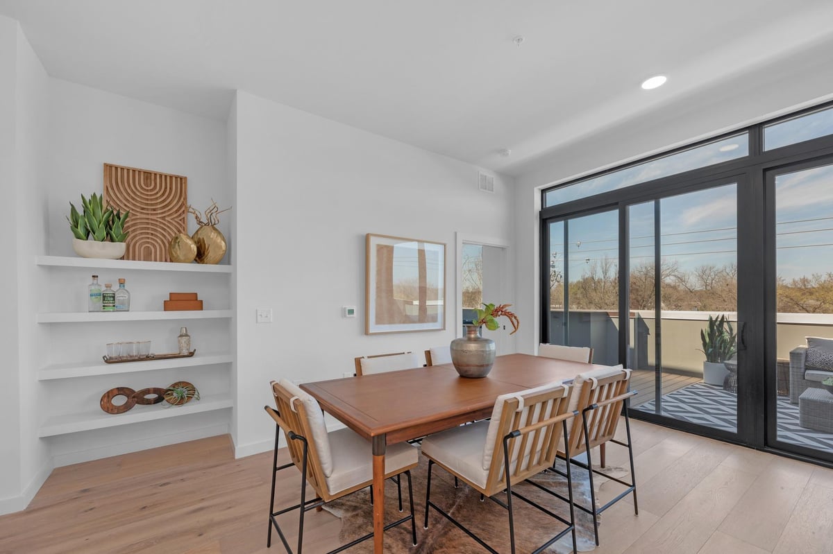 Primary bedroom at 2209 S 1st St Unit #403 - 3 bed 3 bath home