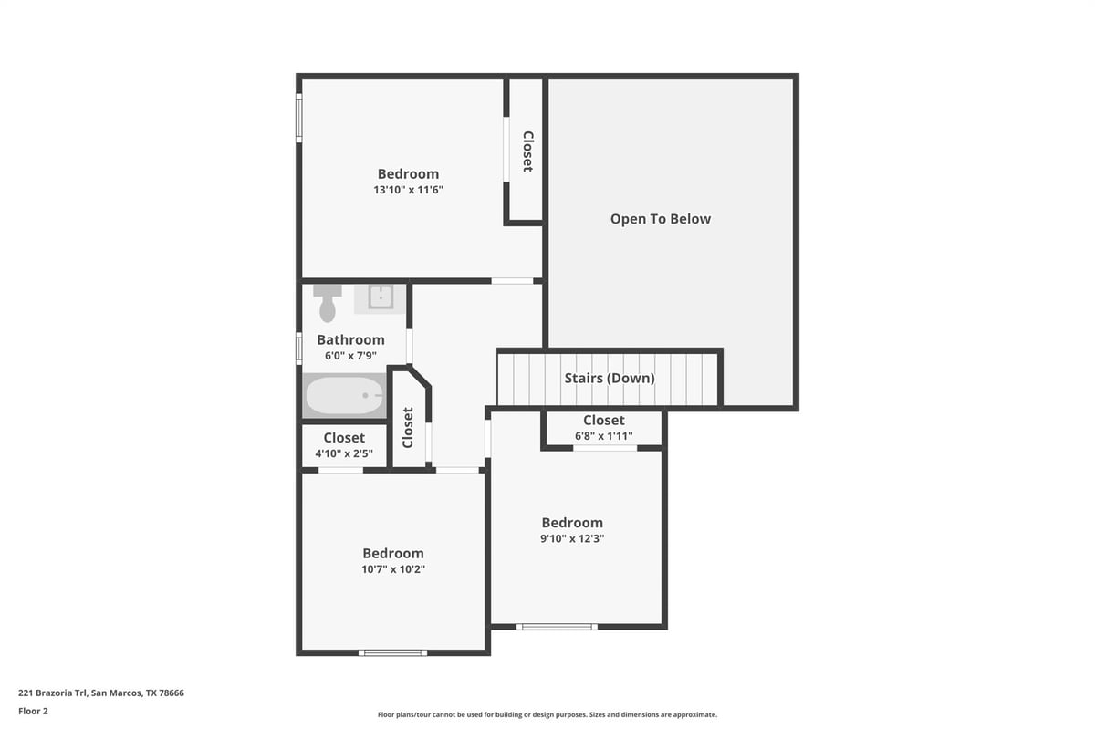 Living area at 221 Brazoria Trl - 4 bed 2 bath home
