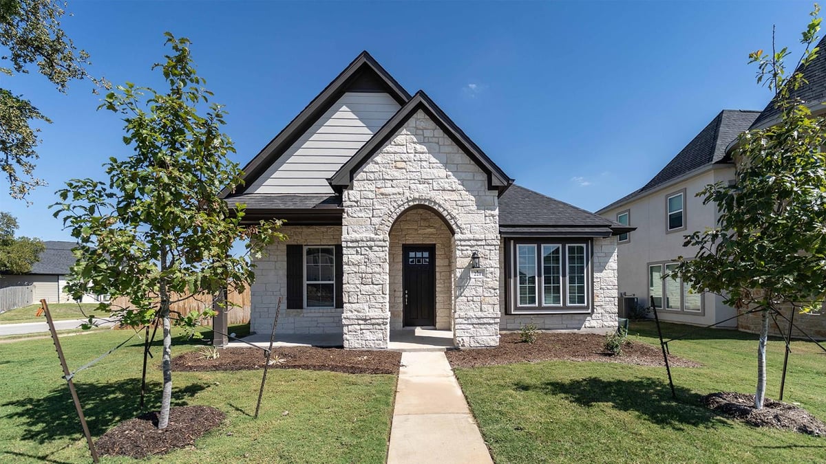 View 221 Cabiness Dr in Sanctuary 221 Cabiness Dr - front exterior - Luxury home in Sanctuary, Salado, TX