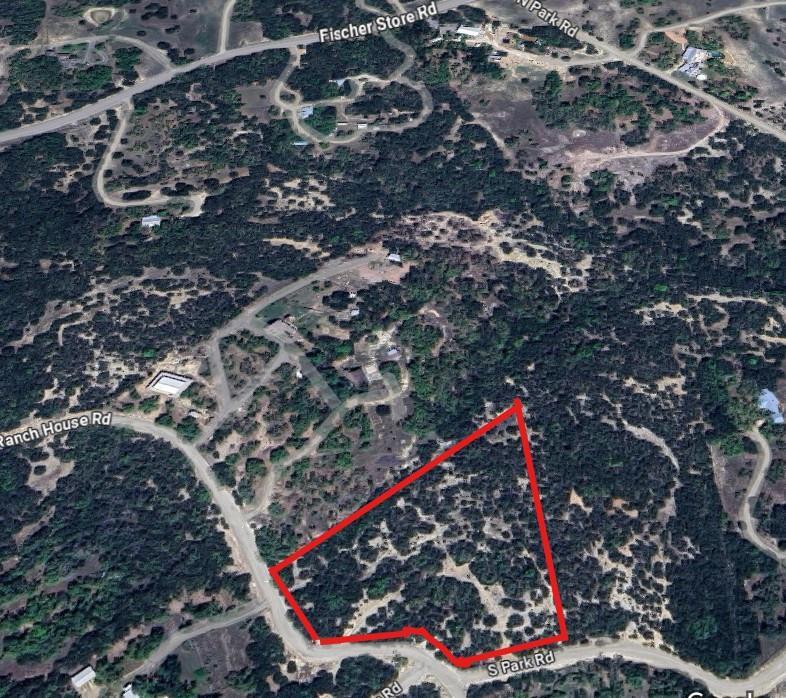 View 221 Ranch House RD in Spring Hollow 221 Ranch House RD - front exterior - Luxury lot in Spring Hollow, Wimberley, TX