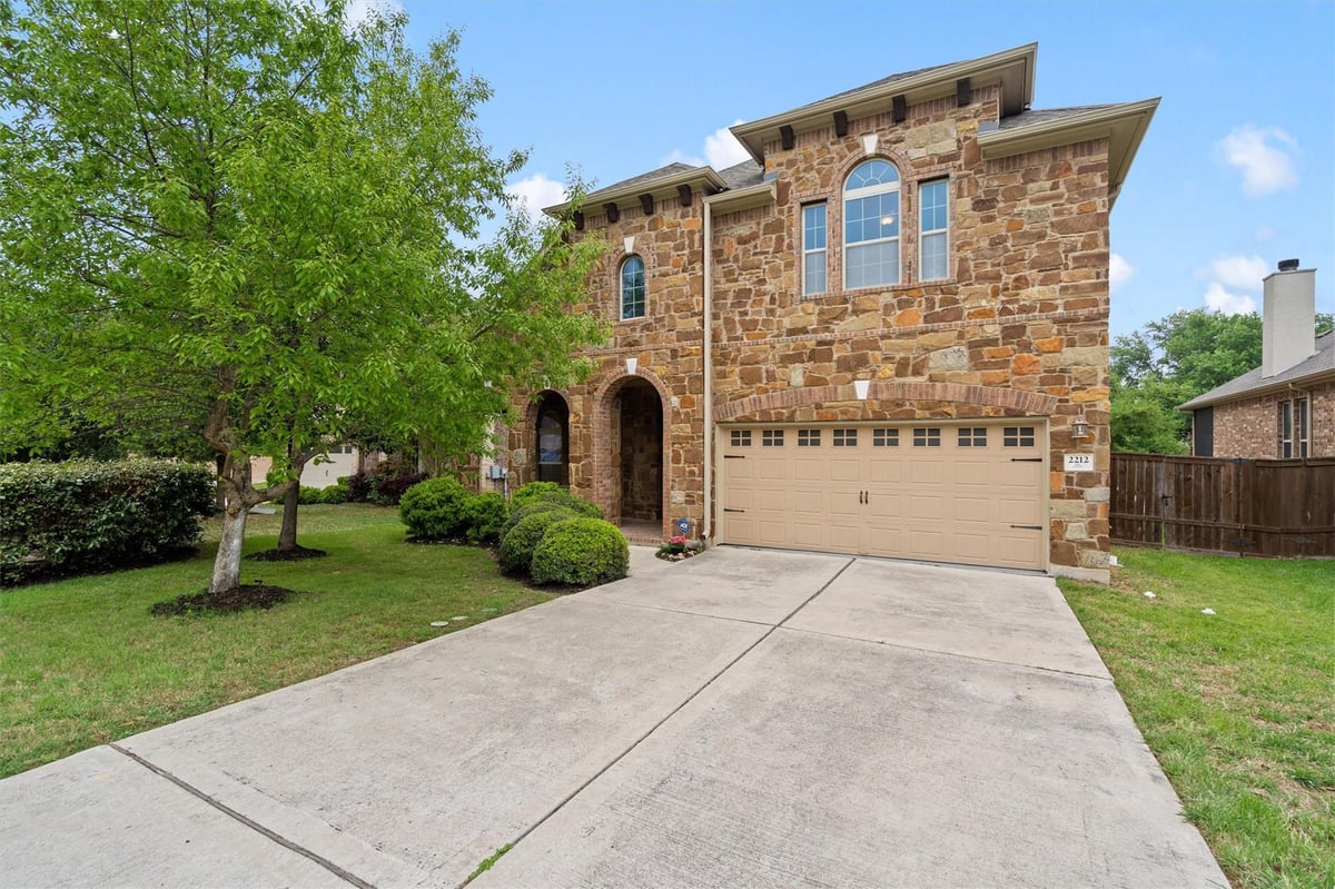 View 2212 Williston Loop in Bridges Of Bear Creek Ph 02 Sec 02 2212 Williston Loop - front exterior - Luxury home in Bridges Of Bear Creek Ph 02 Sec 02, Austin, TX