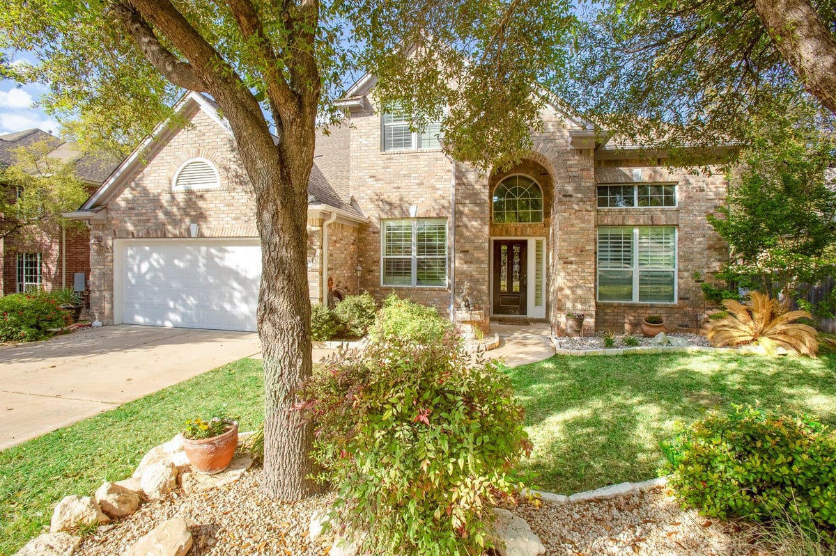 View 22128 Rose Grass Ln in West Cypress Hills Ph 1 Sec 1 22128 Rose Grass Ln - front exterior - Luxury home in West Cypress Hills Ph 1 Sec 1, Spicewood, TX