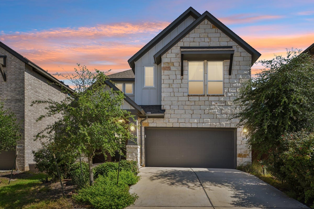 View 2213 Stampede DR in Bar W Ranch West Ph 4 2213 Stampede DR - front exterior - Luxury home in Bar W Ranch West Ph 4, Leander, TX