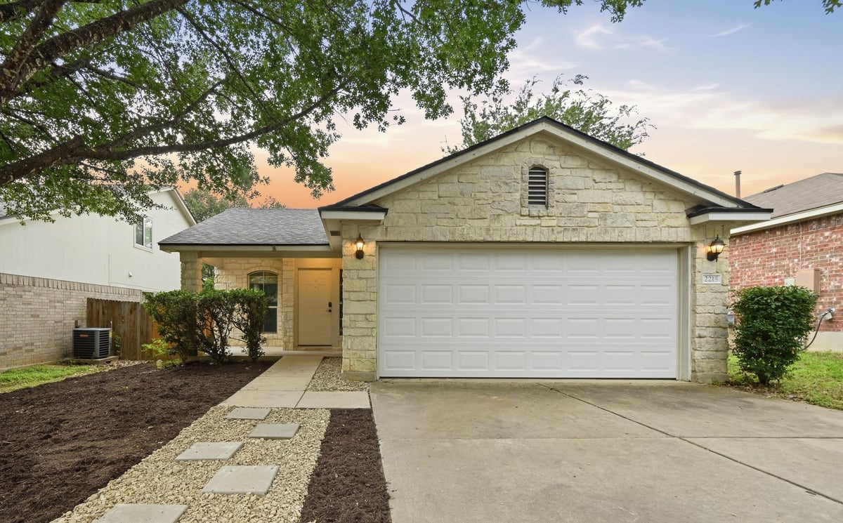 View 2215 Marcus Abrams BLVD in Olympic Heights Sec 02 2215 Marcus Abrams BLVD - front exterior - Luxury home in Olympic Heights Sec 02, Austin, TX