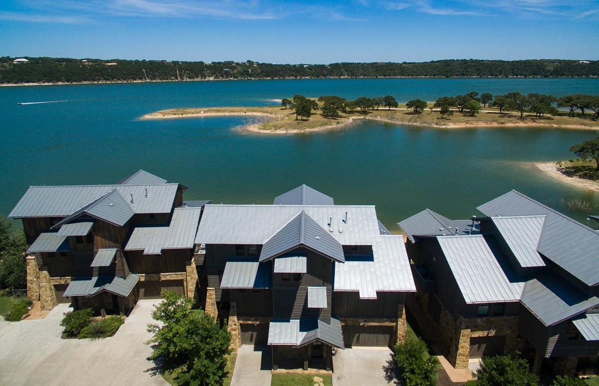 2217 Seabiscuit Cv Unit #113 - front exterior - Luxury home in Reserve at Lake Travis, Spicewood, TX