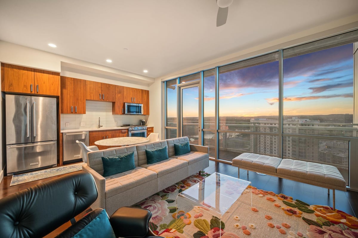 222 West Ave Unit #1908 - front exterior - Luxury home in Seaholm Residences Residential, Austin, TX