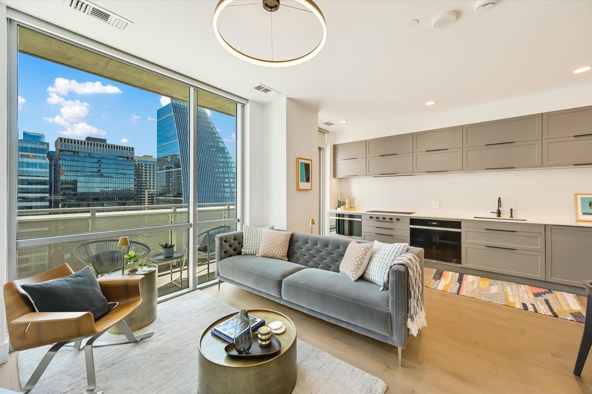 222 West Ave Unit #2605 - front exterior - Luxury home in Seaholm Residences Residential, Austin, TX