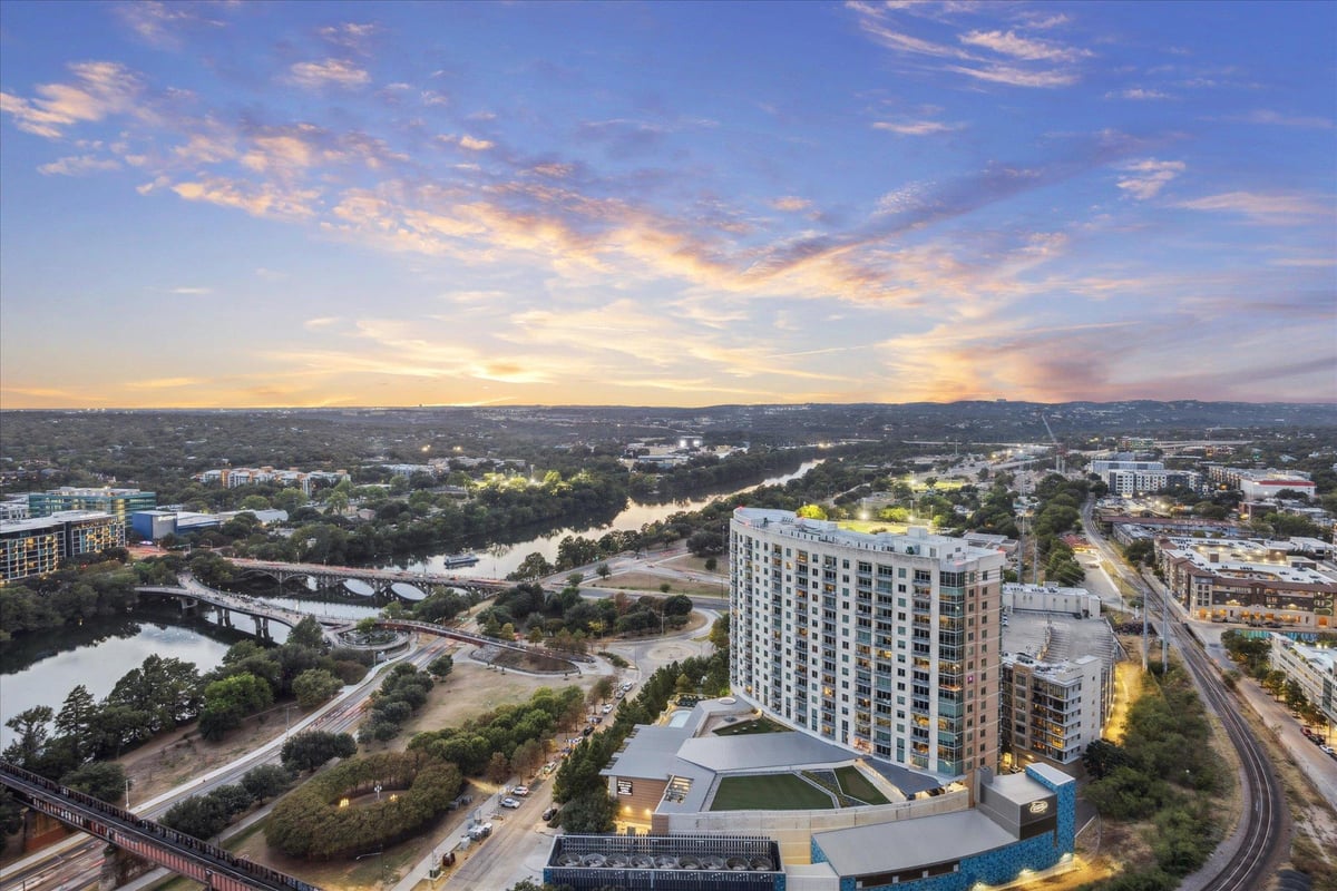 222 West Ave Unit #2804 - front exterior - Luxury home in Seaholm Residences Residential, Austin, TX