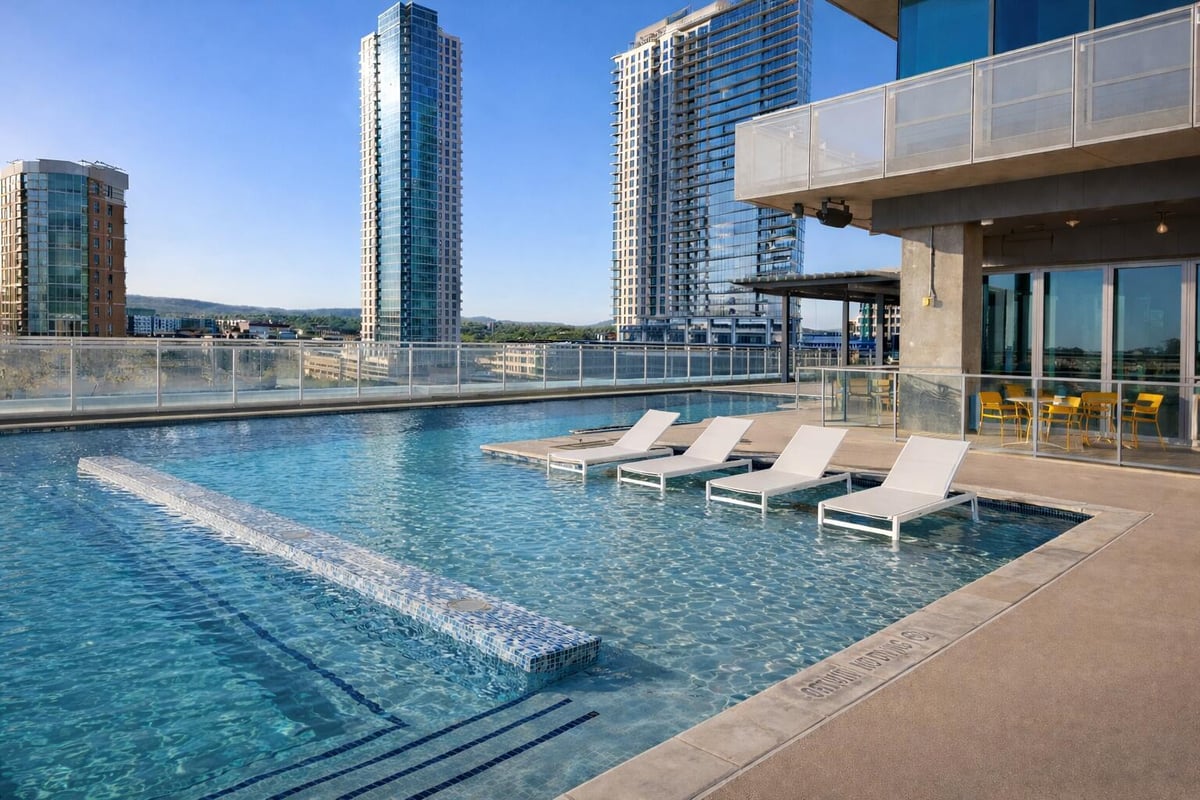 View 222 West Ave Unit #2810 in Seaholm Residences Residential 222 West Ave Unit #2810 - front exterior - Luxury home in Seaholm Residences Residential, Austin, TX