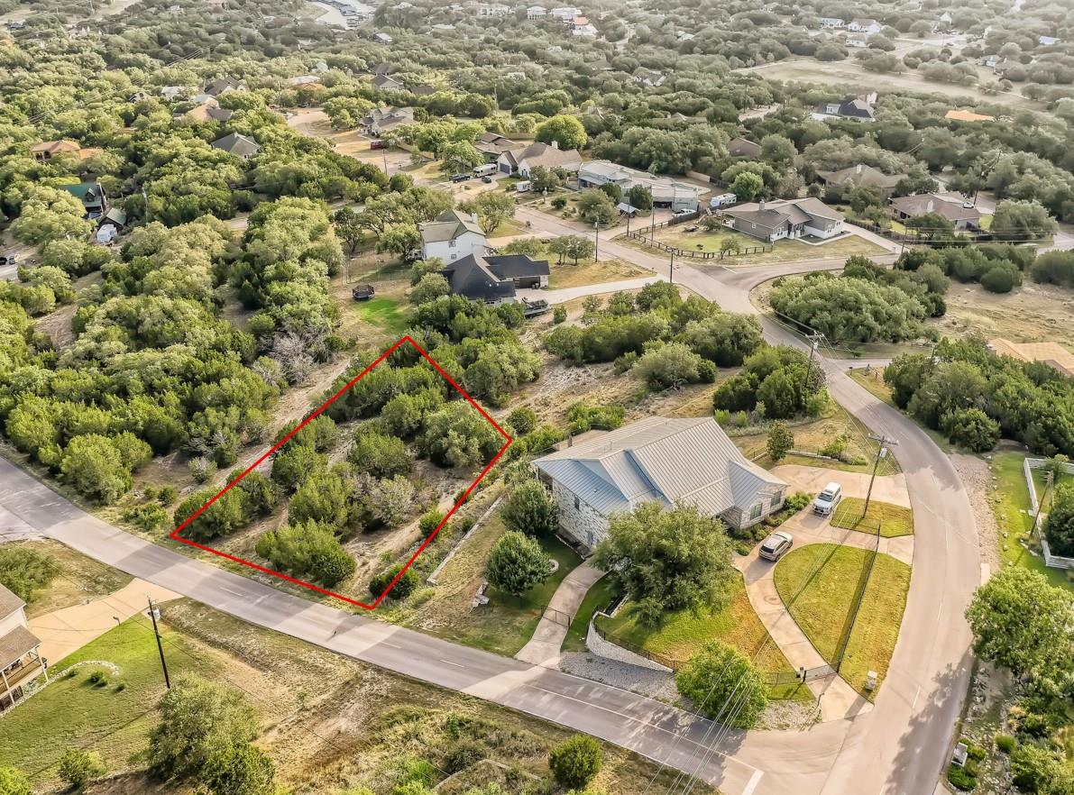 View 22317 Briarcliff Dr in Briarcliff Inc Sec 06 22317 Briarcliff Dr - front exterior - Luxury lot in Briarcliff Inc Sec 06, Spicewood, TX