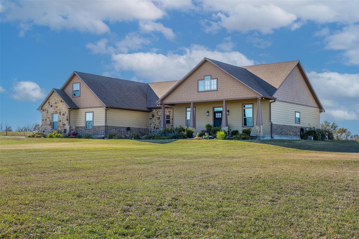 View 2232 FM 975 in N/A 2232 FM 975 - front exterior - Luxury home in N/A, Caldwell, TX