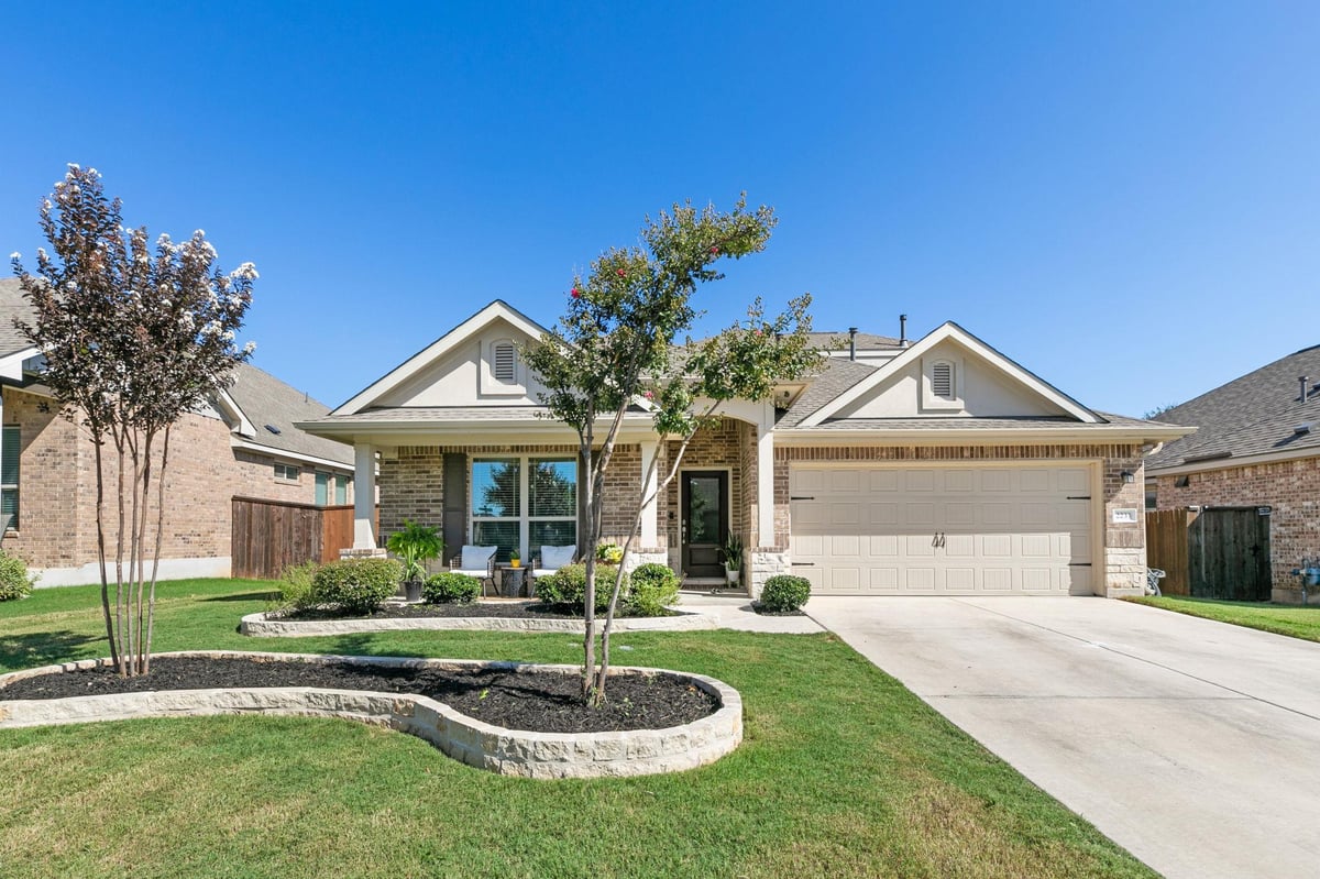 View 2233 Sauterne DR in Carneros Ranch Sec 3 2233 Sauterne DR - front exterior - Luxury home in Carneros Ranch Sec 3, Leander, TX