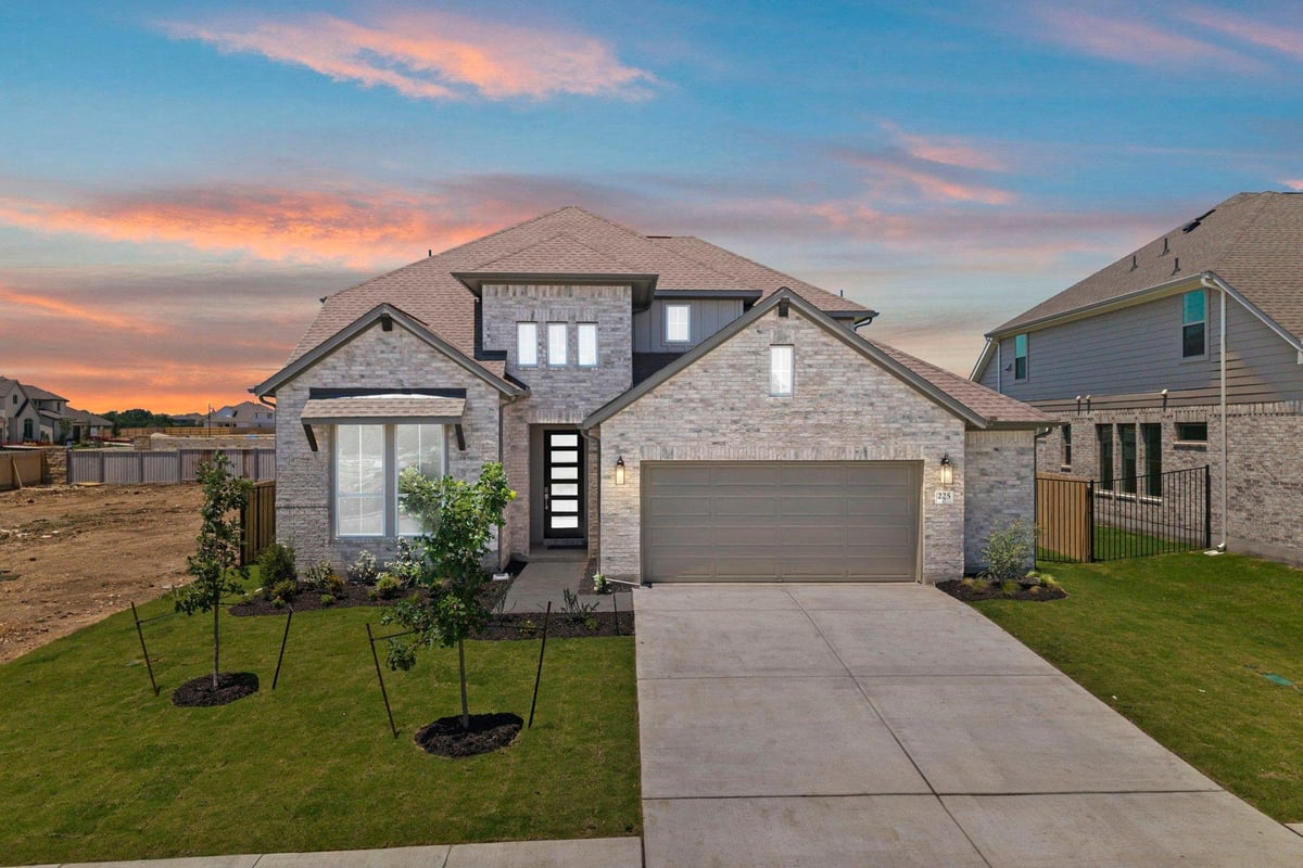 View 225 Pacific Grove CIR in Santa Rita Ranch Ph 7B Sec 3 - 60 225 Pacific Grove CIR - front exterior - Luxury home in Santa Rita Ranch Ph 7B Sec 3 - 60, Liberty Hill, TX