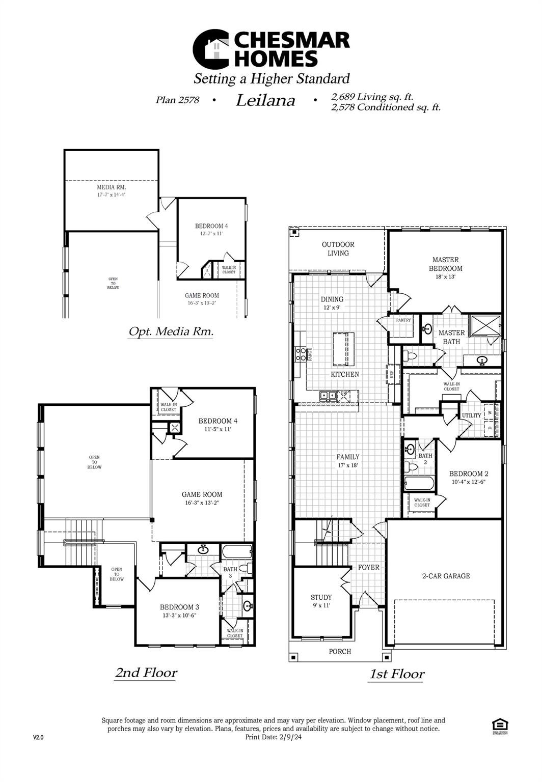 Living area at 225 West Faulkner St - 4 bed 3 bath home