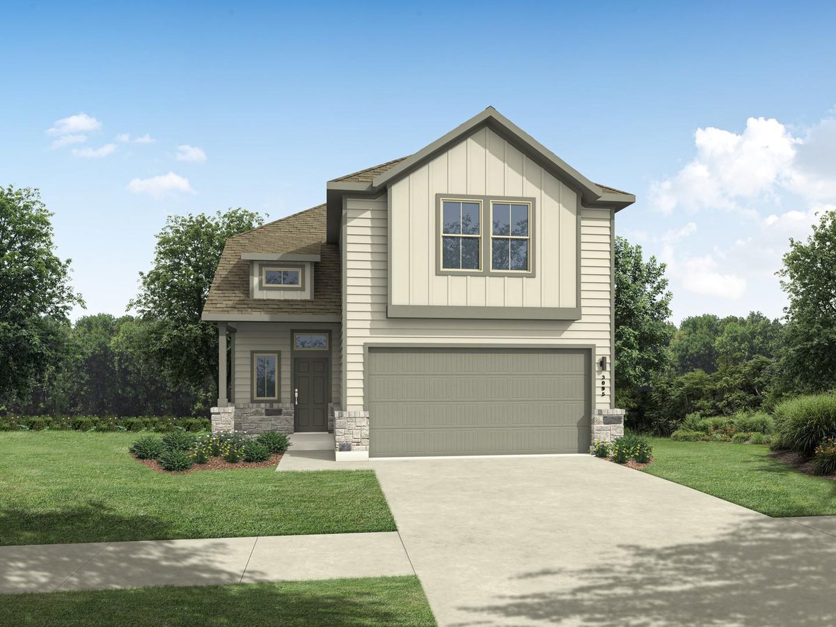 227 Hornet ST - front exterior - Luxury home in Trinity Ranch, Elgin, TX