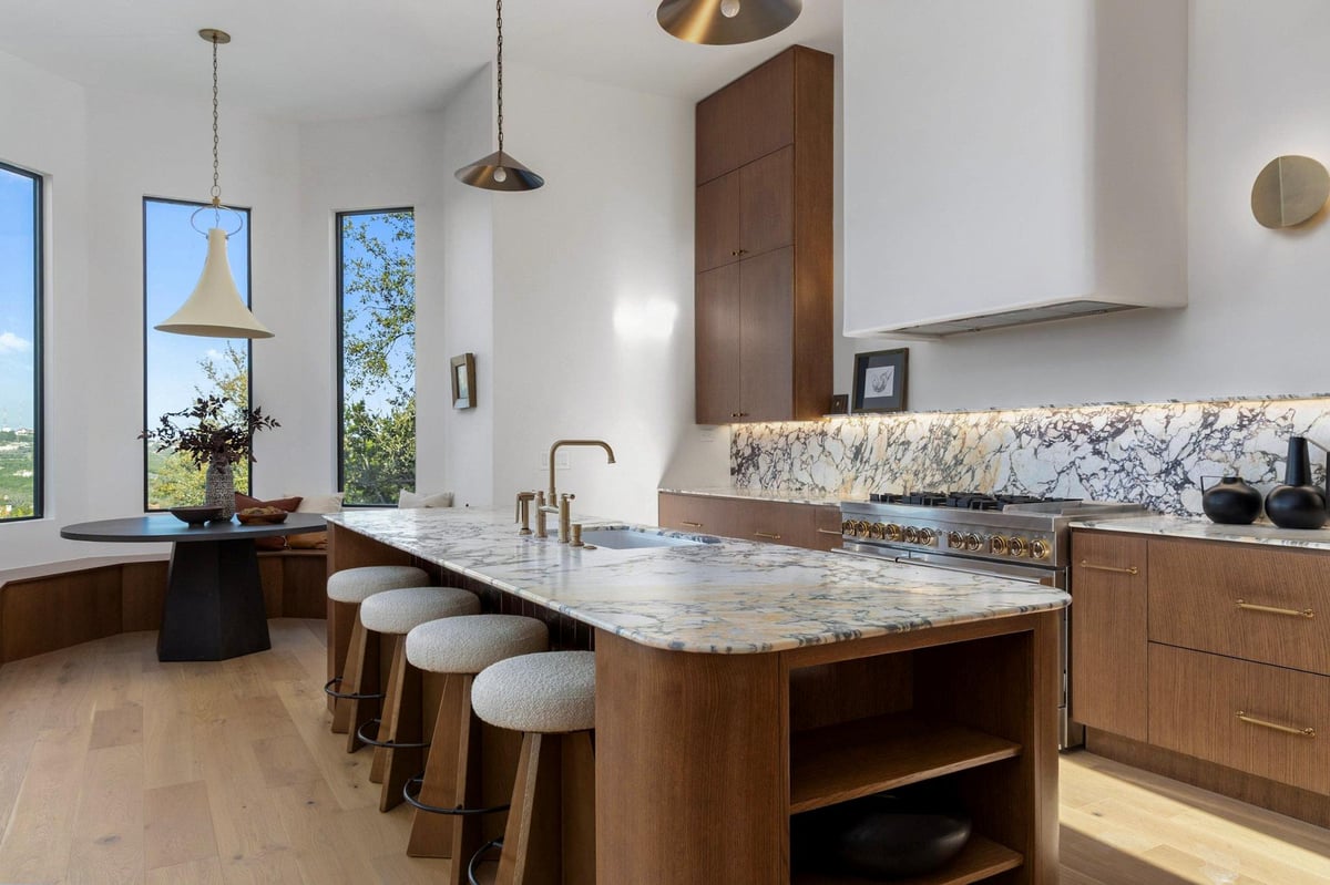Kitchen at 2300 Barton Creek Blvd Unit #15 - 4 bed 4 bath home