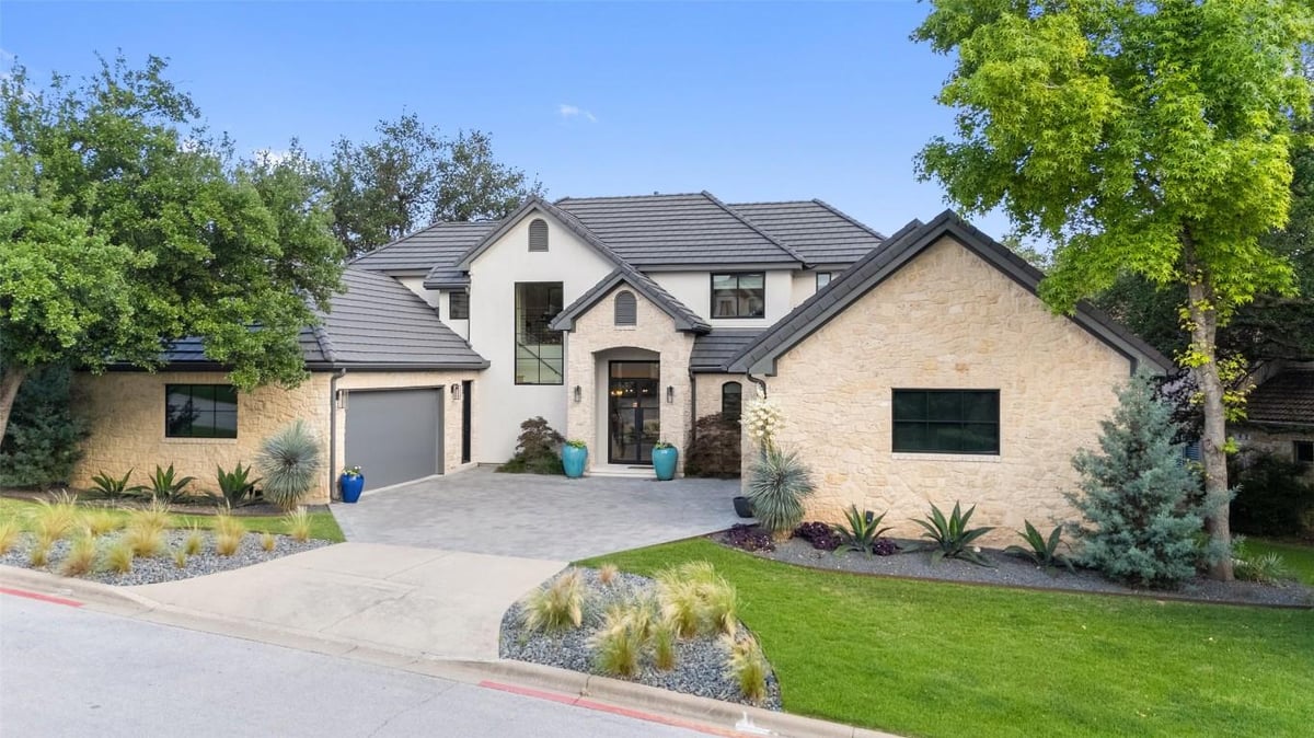 2300 Barton Creek Blvd Unit #4 - front exterior - Luxury home in Governors Hill Condo Amd, Austin, TX