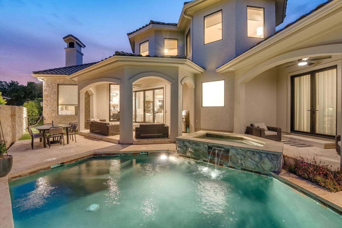 2300 Barton Creek Blvd Unit #8 - front exterior - Luxury home in GOVERNORS HILL CONDOMINIUMS, Austin, TX