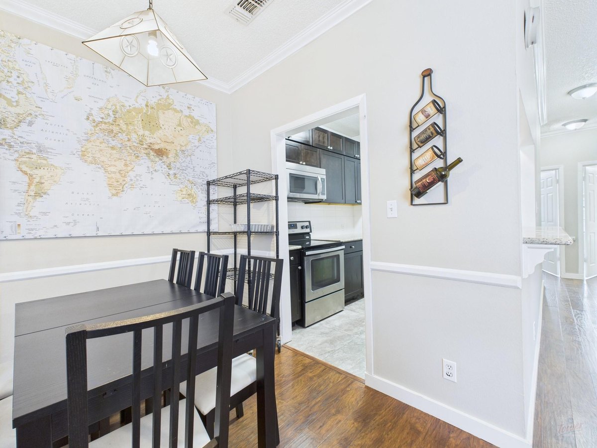 Primary bedroom at 2300 Leon St Unit #205 - 2 bed 2 bath home