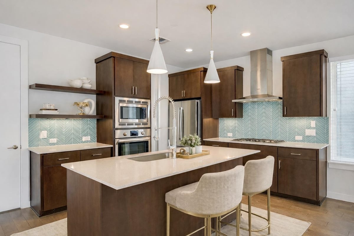 Primary bedroom at 2301 Bluebonnet Ln Unit #12 - 3 bed 3 bath home