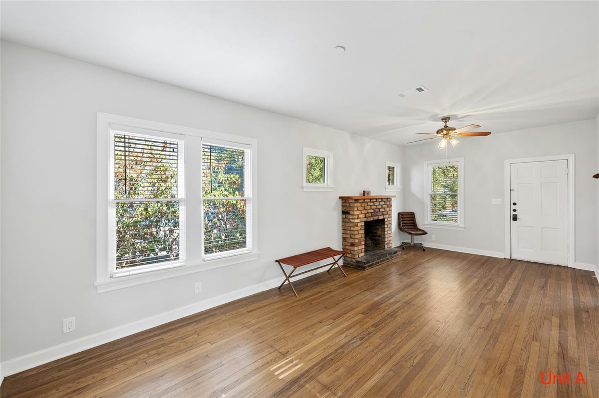 Primary bedroom at 2301 W 10th St - 5 bed 3 bath home