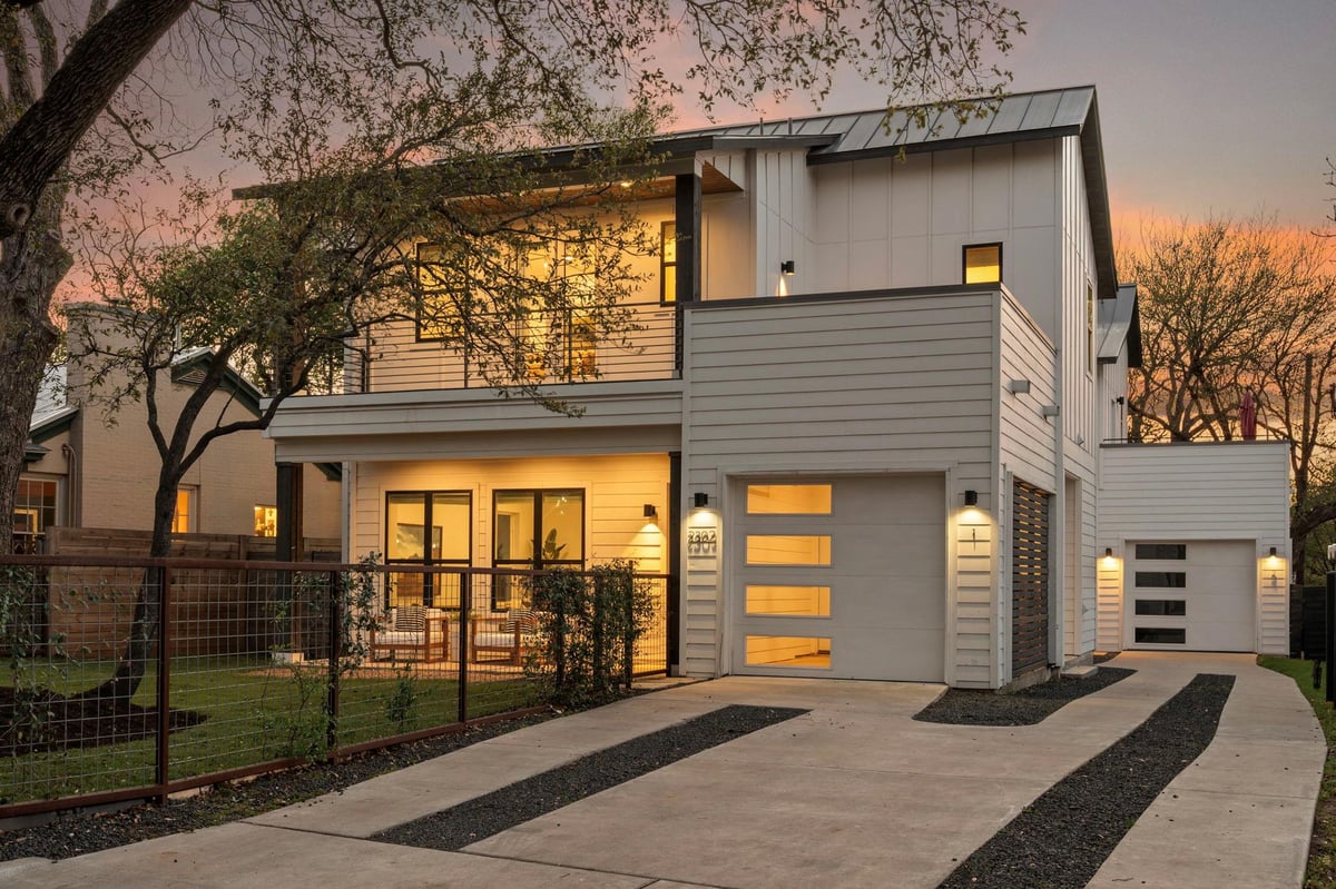 View 2302 Euclid Ave Unit #1 in La Prelle Place Resub 2302 Euclid Ave Unit #1 - front exterior - Luxury home in La Prelle Place Resub, Austin, TX