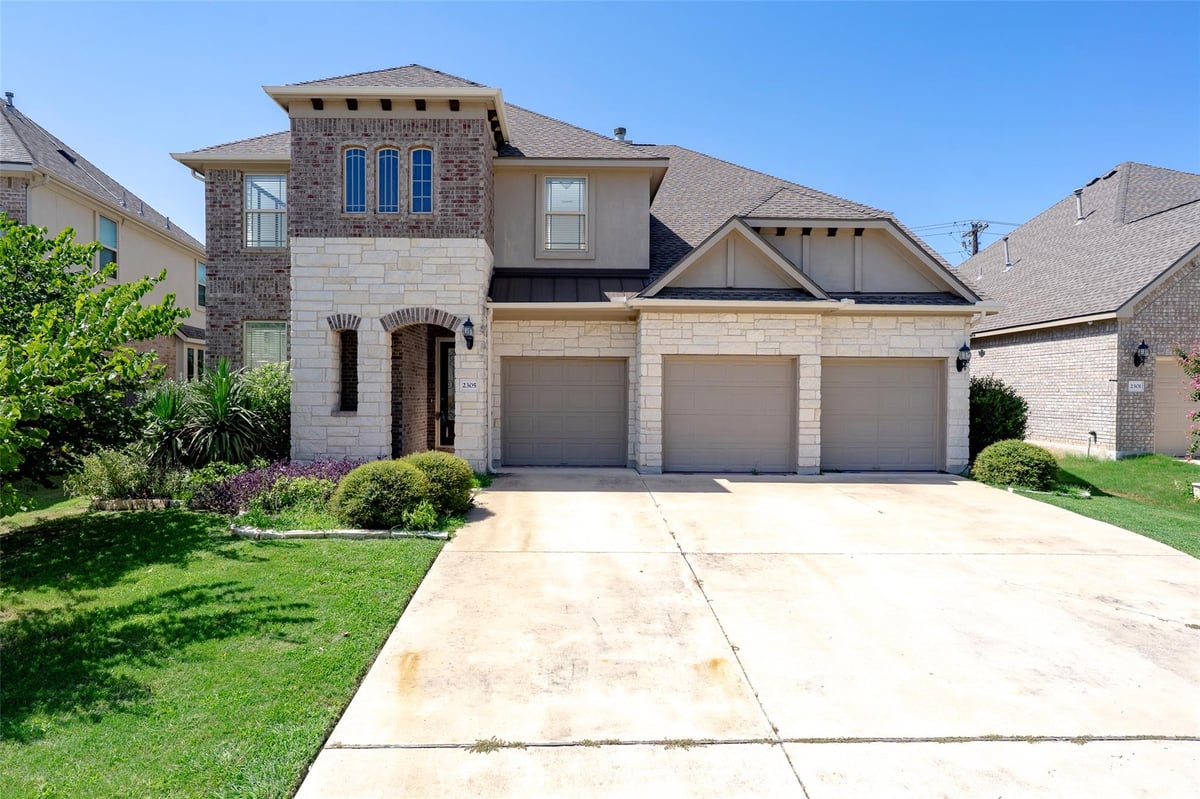 View 2305 Millbrook LOOP in Pecan Crk Ph 1 2305 Millbrook LOOP - front exterior - Luxury home in Pecan Crk Ph 1, Leander, TX