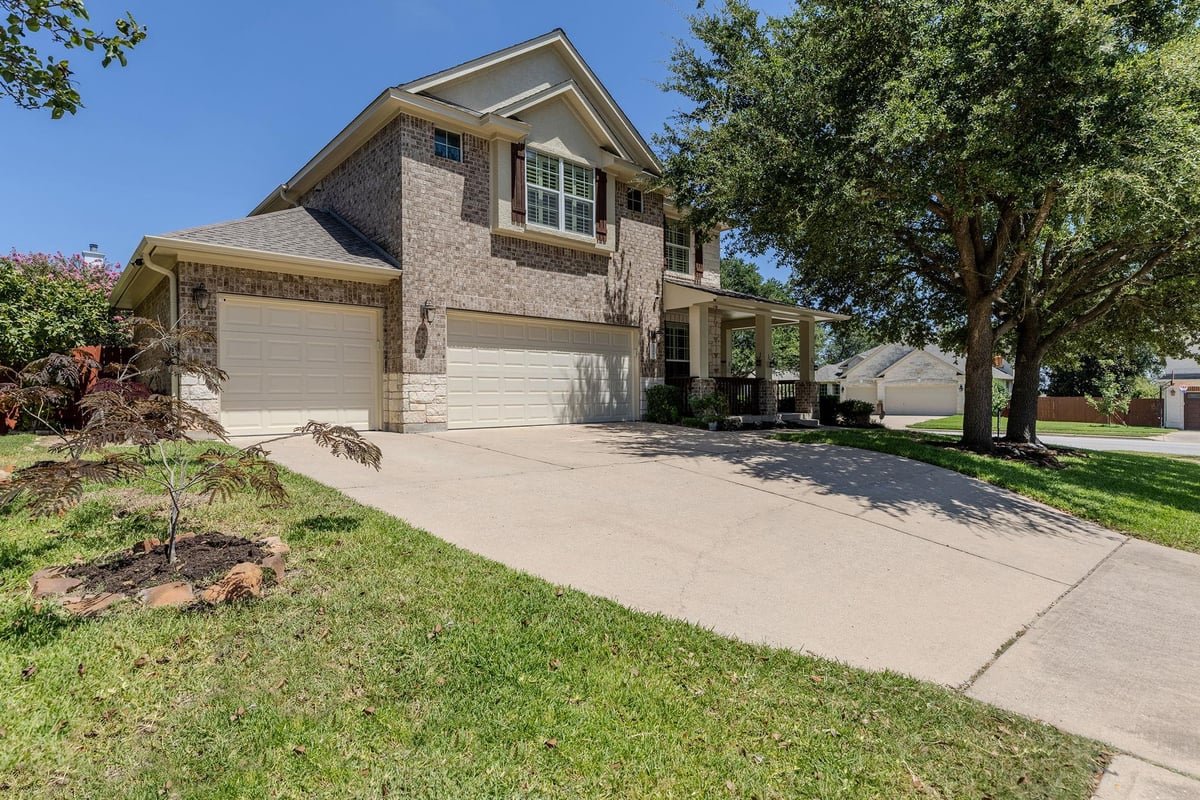 View 2306 Pipit CT in Twin Creeks Country Club Sec 4 2306 Pipit CT - front exterior - Luxury home in Twin Creeks Country Club Sec 4, Cedar Park, TX