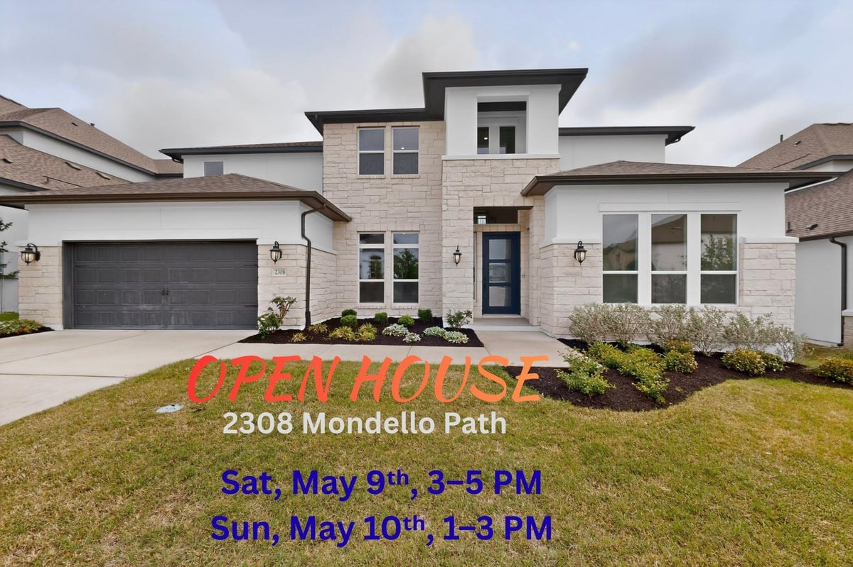 View 2308 Mondello Path in Travisso Ph 4 Sec 5 2308 Mondello Path - front exterior - Luxury home in Travisso Ph 4 Sec 5, Leander, TX