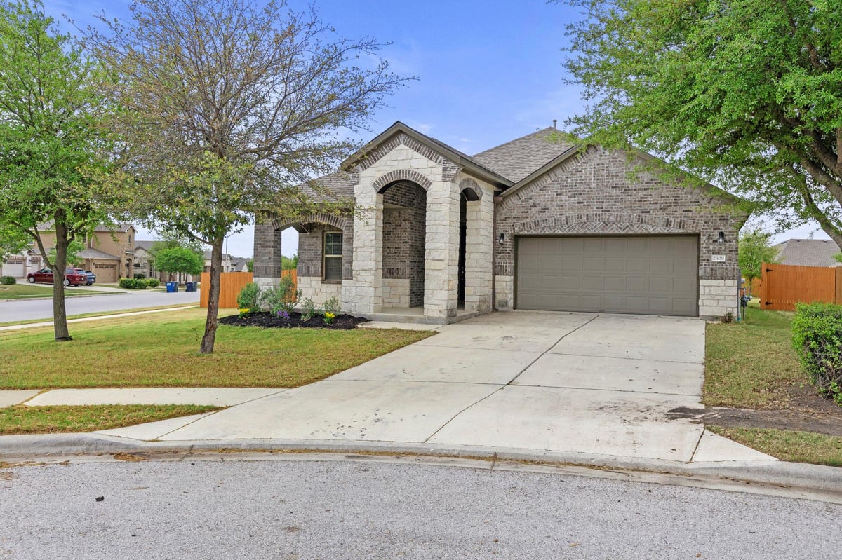 View 2309 Lyla LN in HAZLEWOOD 2309 Lyla LN - front exterior - Luxury home in HAZLEWOOD, Leander, TX