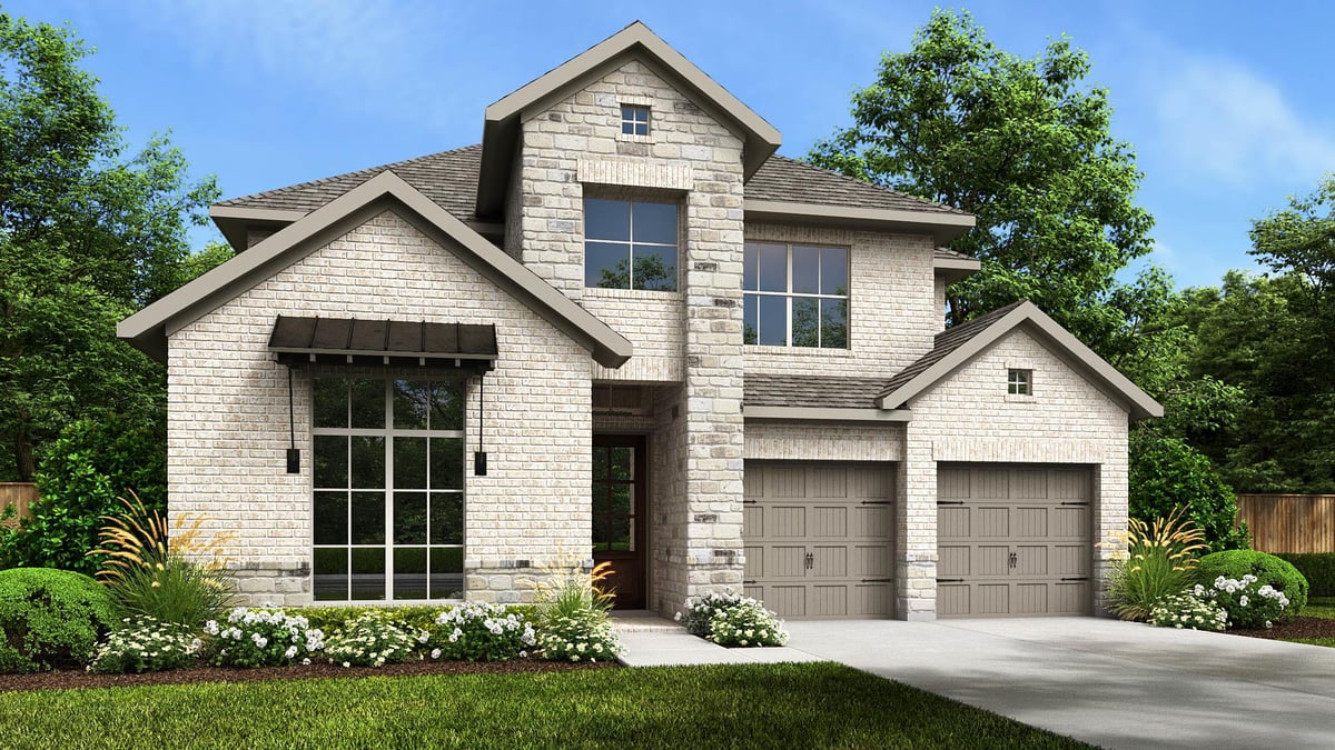 232 Wild Lily TRL - front exterior - Luxury home in Parkside on the River West, Georgetown, TX