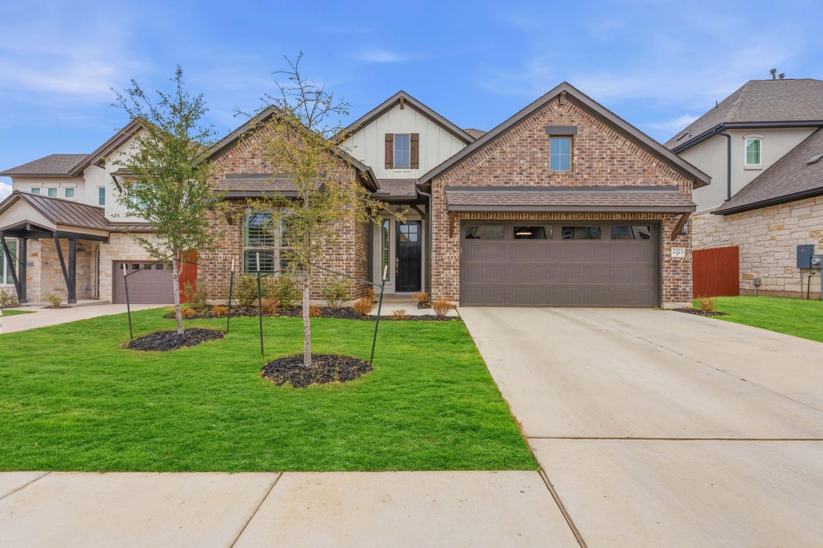 View 2323 Cantata Cv in Sauls Ranch East 2323 Cantata Cv - front exterior - Luxury home in Sauls Ranch East, Round Rock, TX