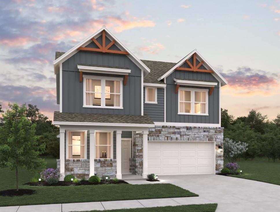 233 Kirra CT - front exterior - Luxury home in Patterson Ranch, Georgetown, TX