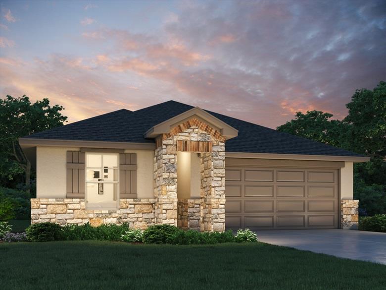 View 238 Texas Agate Dr in Waterstone Crossing 238 Texas Agate Dr - front exterior - Luxury home in Waterstone Crossing, Kyle, TX