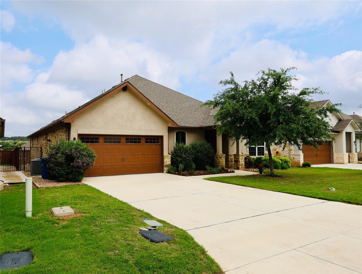 View 239 Bamberger Ave in Manor Creek 4 239 Bamberger Ave - front exterior - Luxury home in Manor Creek 4, New Braunfels, TX