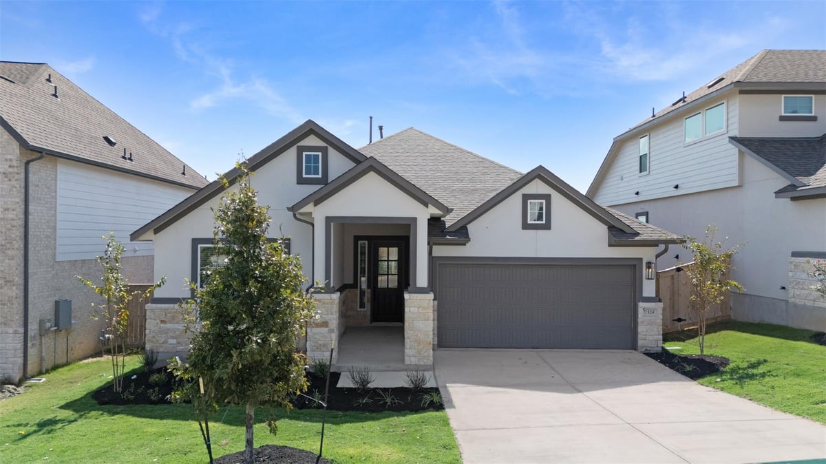 View 239 West Faulkner St in Lariat 239 West Faulkner St - front exterior - Luxury home in Lariat, Liberty Hill, TX