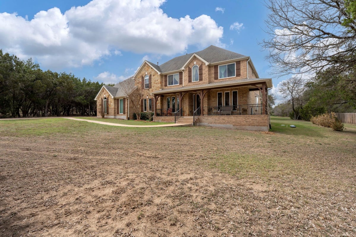 View 239 Whitney Run in Elliott Ranch 239 Whitney Run - front exterior - Luxury home in Elliott Ranch, Buda, TX