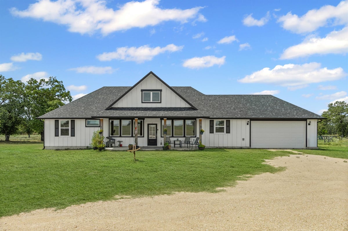 View 240 Oil Field Rd in see legal 240 Oil Field Rd - front exterior - Luxury home in see legal, Lockhart, TX