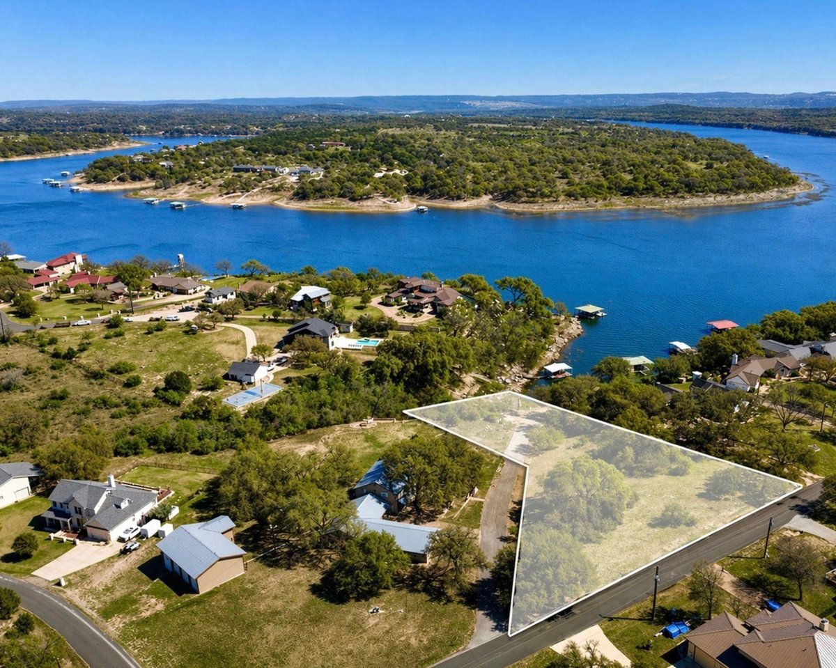 View 24014 Haynie Flat RD in Naumanns Camp Amd 24014 Haynie Flat RD - front exterior - Luxury lot in Naumanns Camp Amd, Spicewood, TX