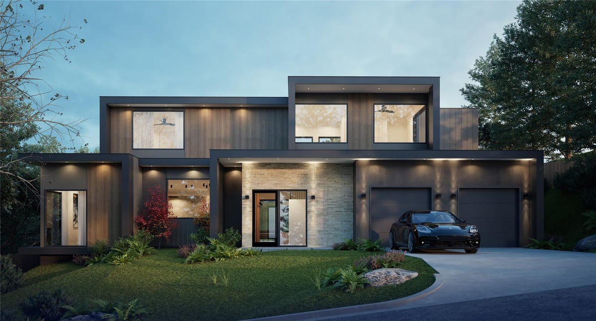 2404 Arpdale St - front exterior - Luxury home in Barton Hills Sec 03A, Austin, TX
