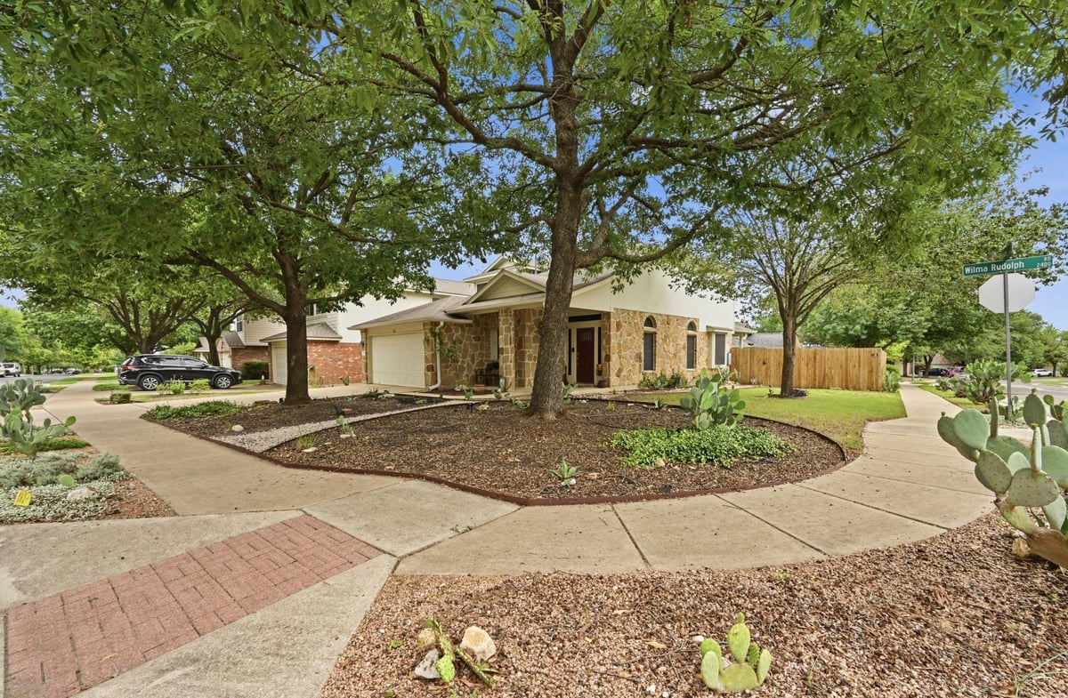 View 2407 Wilma Rudolph Rd in Olympic Heights Sec 02 2407 Wilma Rudolph Rd - front exterior - Luxury home in Olympic Heights Sec 02, Austin, TX