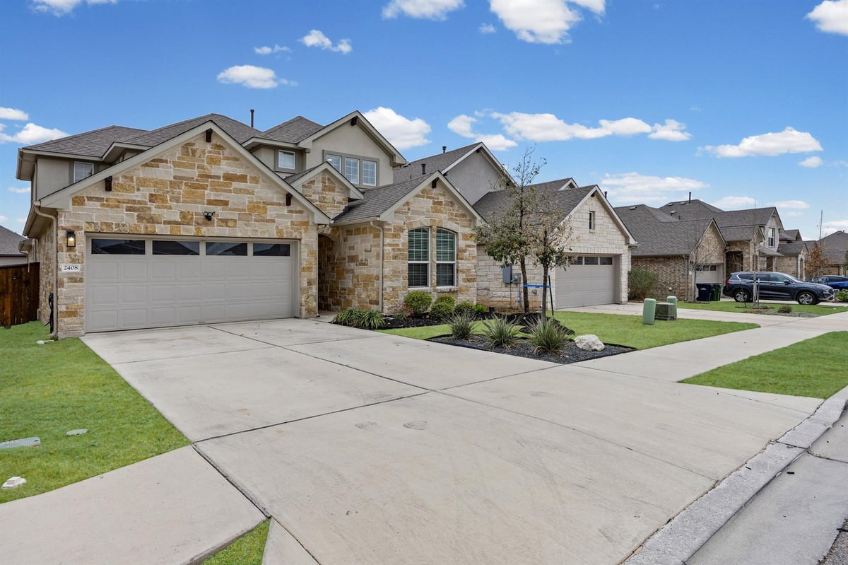 Living area at 2408 Bravo Pass - 4 bed 3 bath home