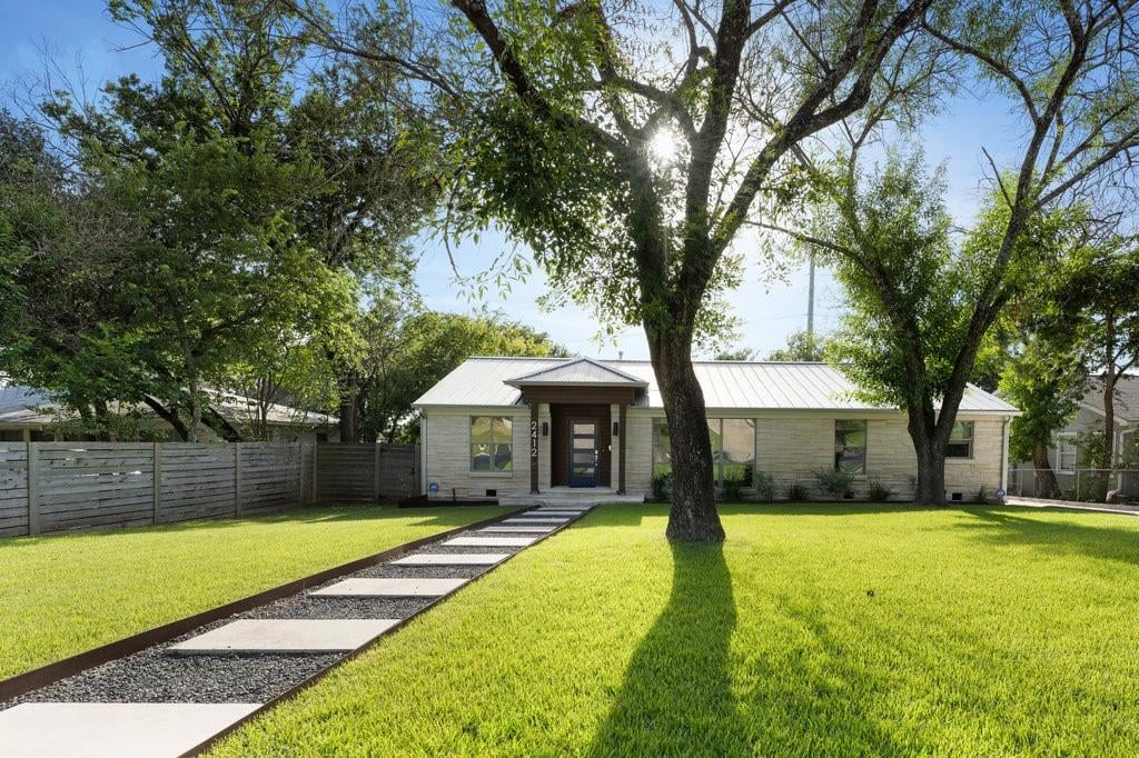 2412 Hartford RD - front exterior - Luxury home in Pemberton Heights, Austin, TX