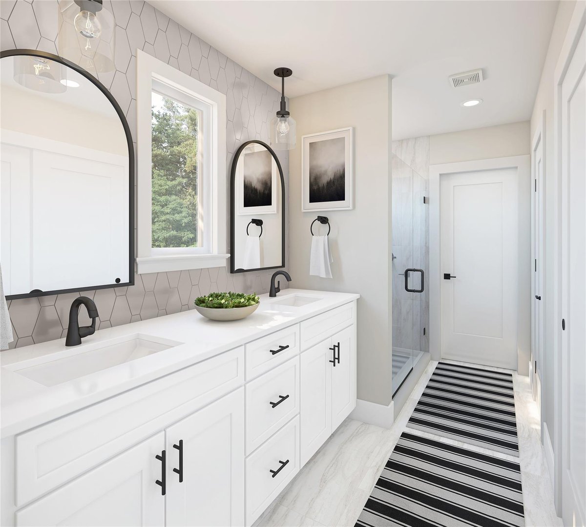Primary bedroom at 2414 Drew Lane Unit #6 - 3 bed 2 bath home