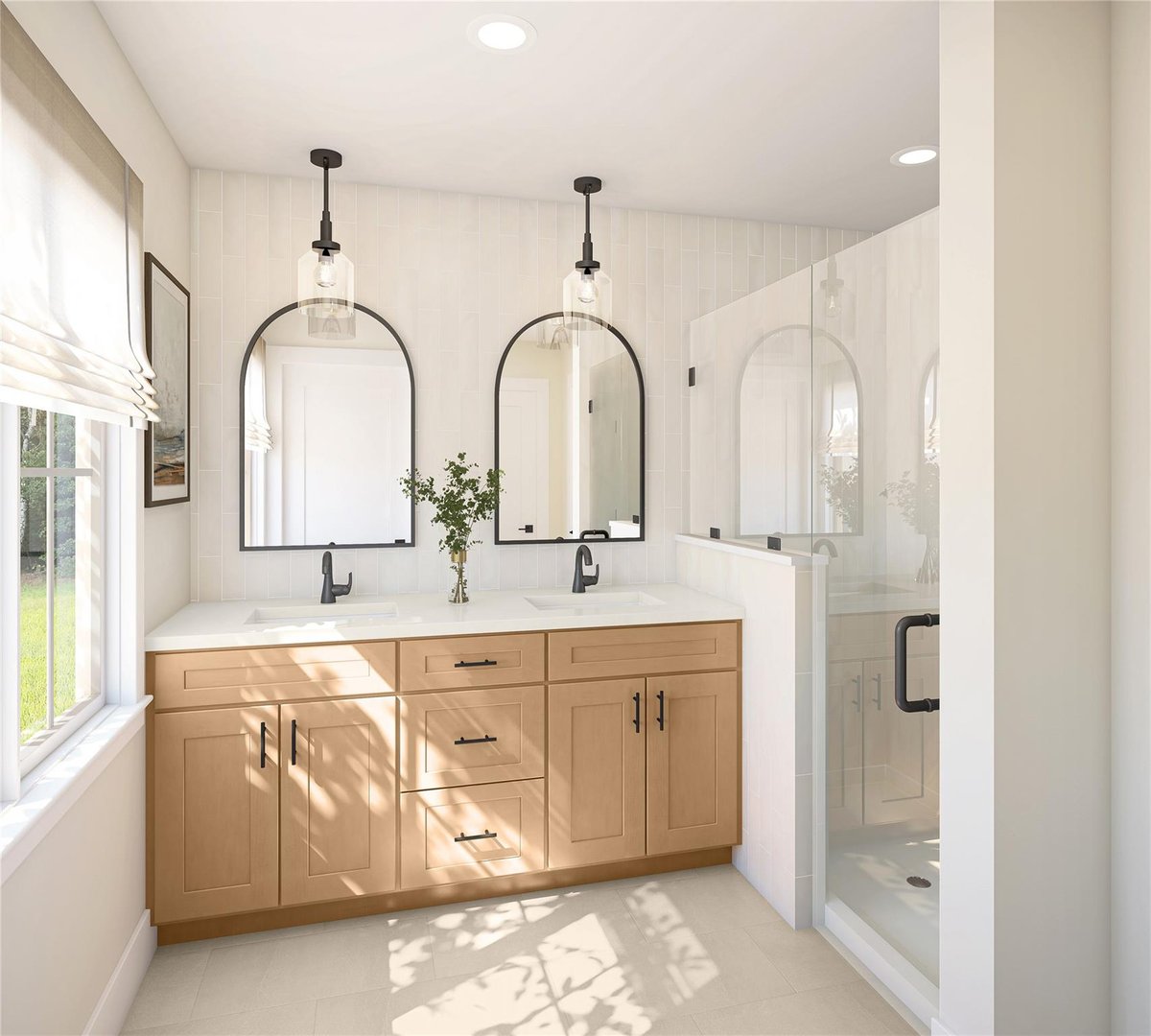 Primary bedroom at 2414 Drew Lane Unit #9 - 2 bed 2 bath home