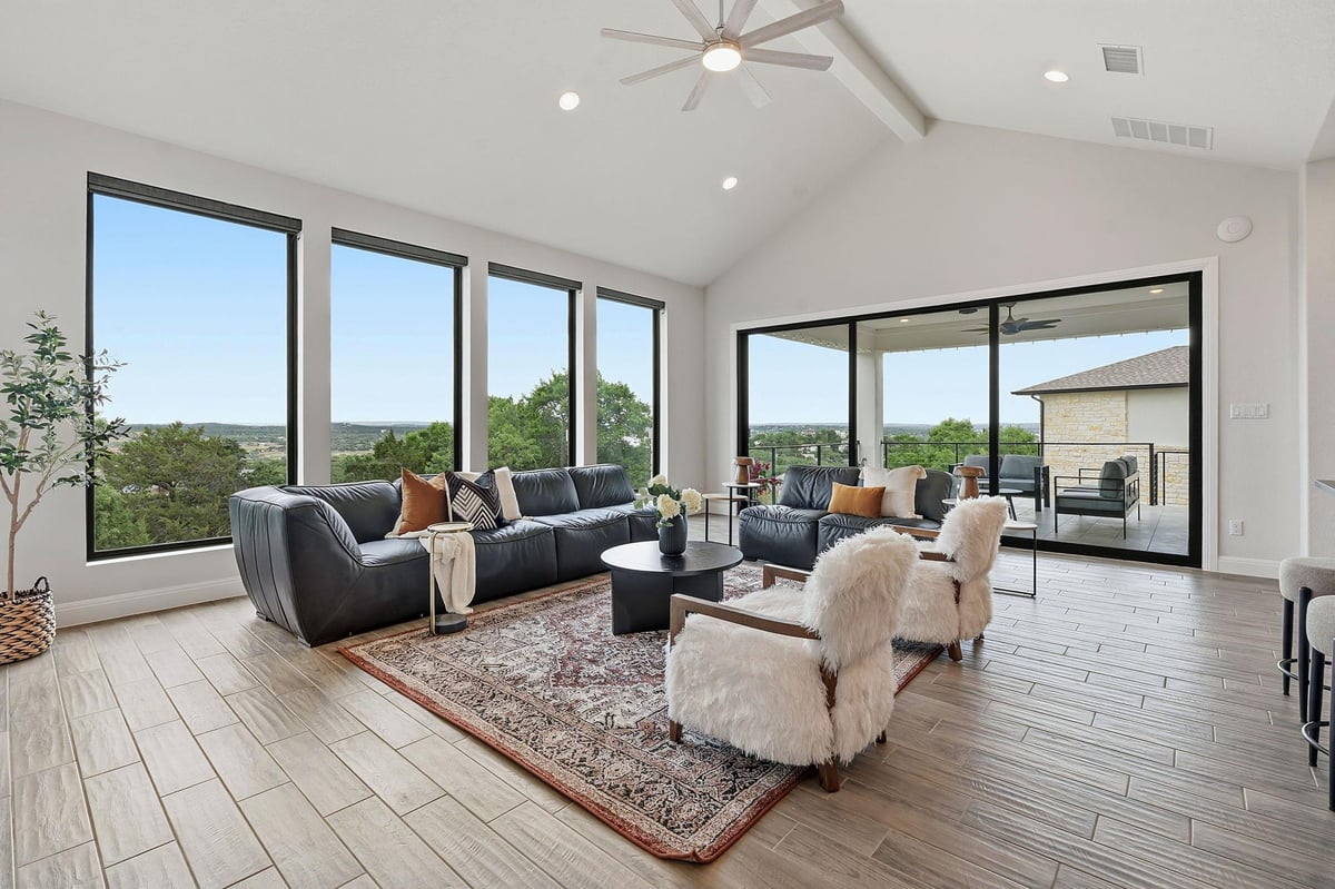 View 2414 Sunset Vista Cir Unit #32 in Summit/Lk Travis Residential C 2414 Sunset Vista Cir Unit #32 - front exterior - Luxury home in Summit/Lk Travis Residential C, Spicewood, TX