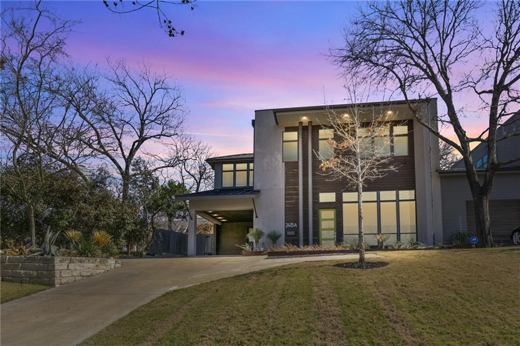 View 2415 Hartford RD Unit #A in 2415 Hartford Road Condo 2415 Hartford RD Unit #A - front exterior - Luxury home in 2415 Hartford Road Condo, Austin, TX