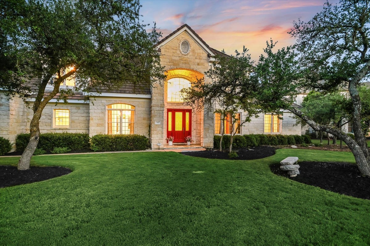 2417 Never Bend Cv - front exterior - Luxury home in Davenport Ranch, Austin, TX