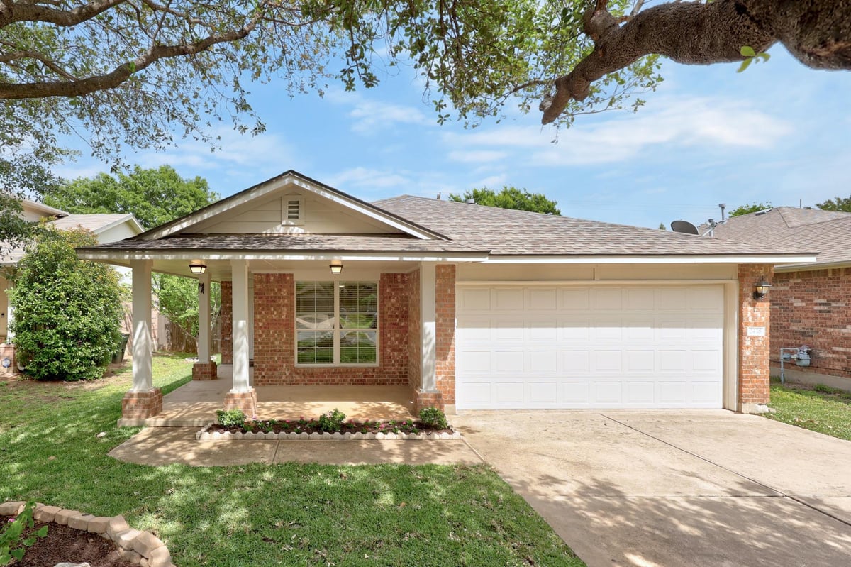 View 2418 Socorro Bnd in Block House Creek Ph D Sec 05 2418 Socorro Bnd - front exterior - Luxury home in Block House Creek Ph D Sec 05, Leander, TX