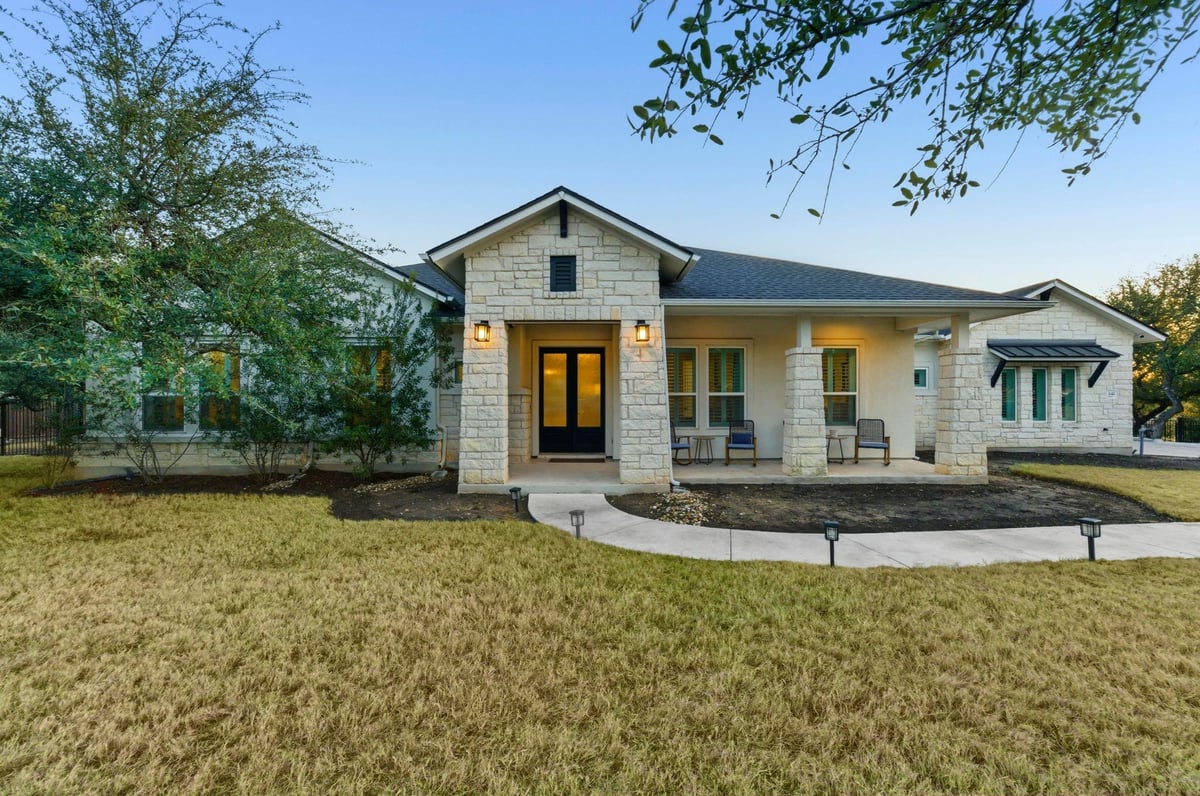 View 242 July Johnson DR in Burba Ranch 242 July Johnson DR - front exterior - Luxury home in Burba Ranch, Austin, TX